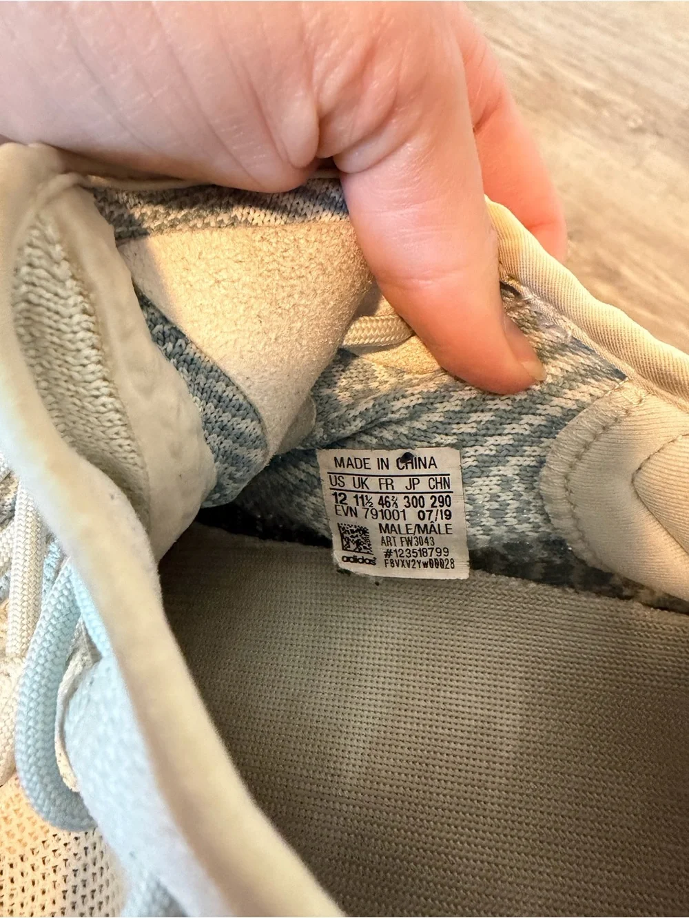 adidas Yeezy Boost 350 V2 “Cloud White” (non-reflective)